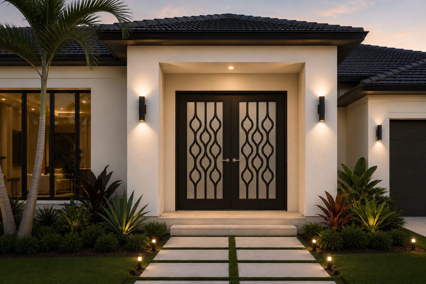 Double door installation